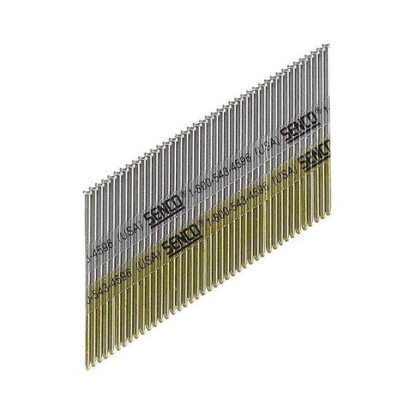 Senco 2-1/2 in. 15 Ga. Angled Strip Bright Finish Nails 34 deg 3000 pk DA25EPB